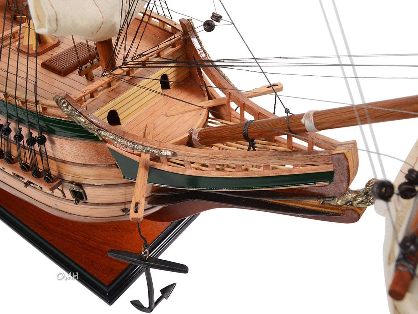 ALDO Creative Arts Collectibles Scale Model L: 37 W: 10.5 H: 29.25 Inches / NEW / wood Botavia Dutch East India Company Ship Exclusive Edition Sailboat Wood Model Assembled