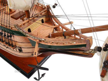 ALDO Creative Arts Collectibles Scale Model L: 37 W: 10.5 H: 29.25 Inches / NEW / wood Botavia Dutch East India Company Ship Exclusive Edition Sailboat Wood Model Assembled
