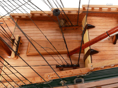 ALDO Creative Arts Collectibles Scale Model L: 37 W: 10.5 H: 29.25 Inches / NEW / wood Botavia Dutch East India Company Ship Exclusive Edition Sailboat Wood Model Assembled