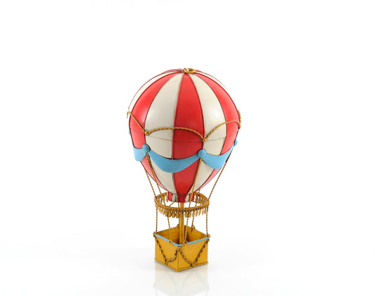 ALDO Creative Arts Collectibles Scale Model L: 8.5 W: 8.5 H: 14.5 Inches / NEW / iron Vintage Hot Air Balloon Model