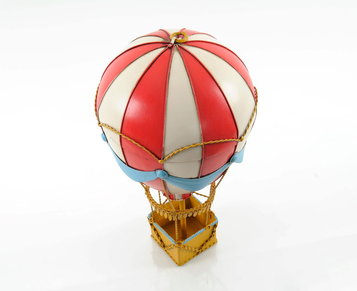 ALDO Creative Arts Collectibles Scale Model L: 8.5 W: 8.5 H: 14.5 Inches / NEW / iron Vintage Hot Air Balloon Model