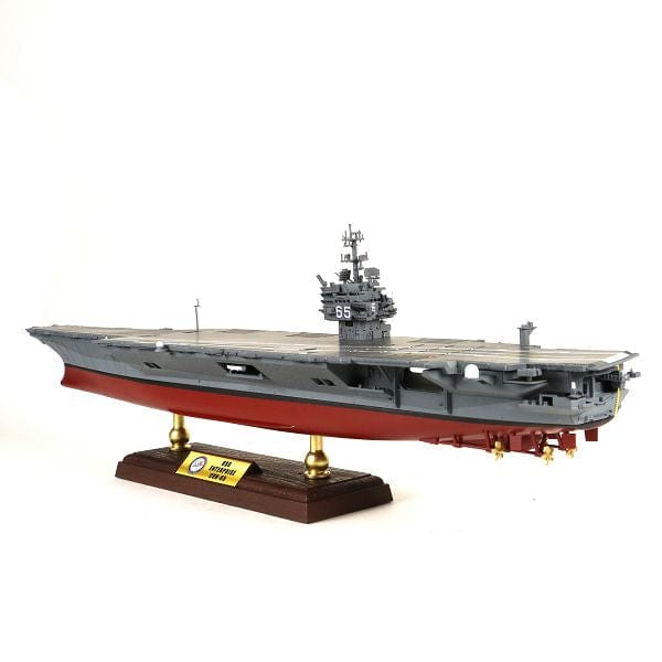 ALDO Creative Arts Collectibles Scale Model length: 50cm/width: 11.5cm/height: 12cm US  Navy  Nuclear Power Aircraft Carrier Enterprise CVN-65  Desk Display Military Ship Diecast Model