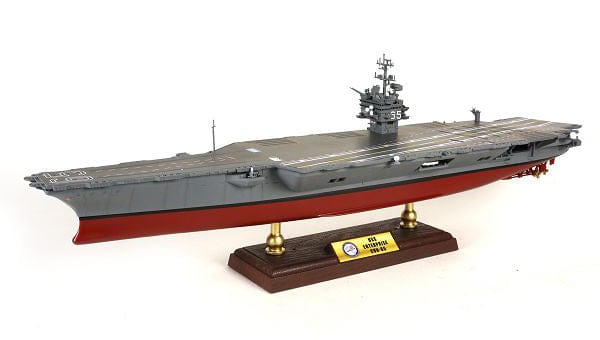 ALDO Creative Arts Collectibles Scale Model length: 50cm/width: 11.5cm/height: 12cm US  Navy  Nuclear Power Aircraft Carrier Enterprise CVN-65  Desk Display Military Ship Diecast Model