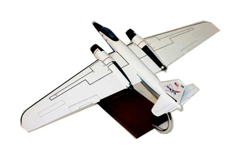 ALDO Creative Arts Collectibles Scale Model Length is 11-1/4" and wingspan is 20-1/4" / NEW / Wood NASA Airplane Glenn Martin WB-57F Wood Model Aircraft Assembled