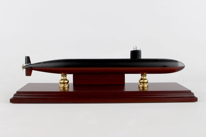 ALDO Creative Arts Collectibles Scale Model Length is 12" and beam is 1" / NEW / wod US Navy SSN Los Angeles Class  Nuclear-Powered Fast Attack Submarine  Model Assembled