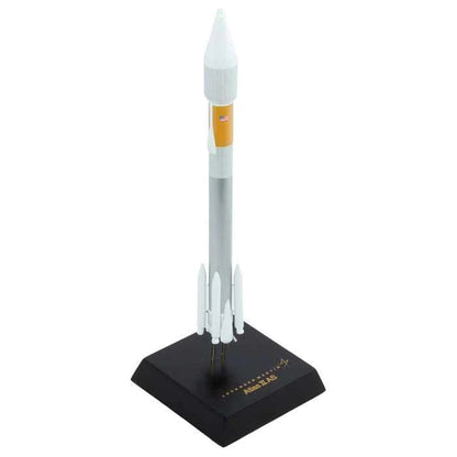 ALDO Creative Arts Collectibles Scale Model Length is 12" and wingspan is 2" / NEW / Wood NASA Lockheed-Martin  Atlas II Rocket Wood Model Spacecraft