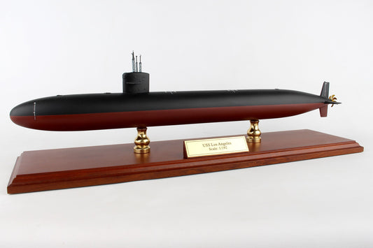 ALDO Creative Arts Collectibles Scale Model Length is 22" and beam is 2". Scale :1/192 / NEW / wod US Navy SSN Los Angeles Class  Nuclear-Powered Fast Attack Submarine  Model Assembled