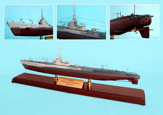 ALDO Creative Arts> Collectibles Scale Model Length is 25" and beam is 2"  Scale :1/150 / NEW / wod US Navy  Gato Class Submarine SS-220 from WWII Model Assembled