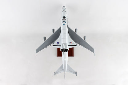 ALDO Creative Arts Collectibles Scale Model NASA Airplane Boeing 747 With Space Orbiter Shuttle Endeavour Wood Model Aircraft