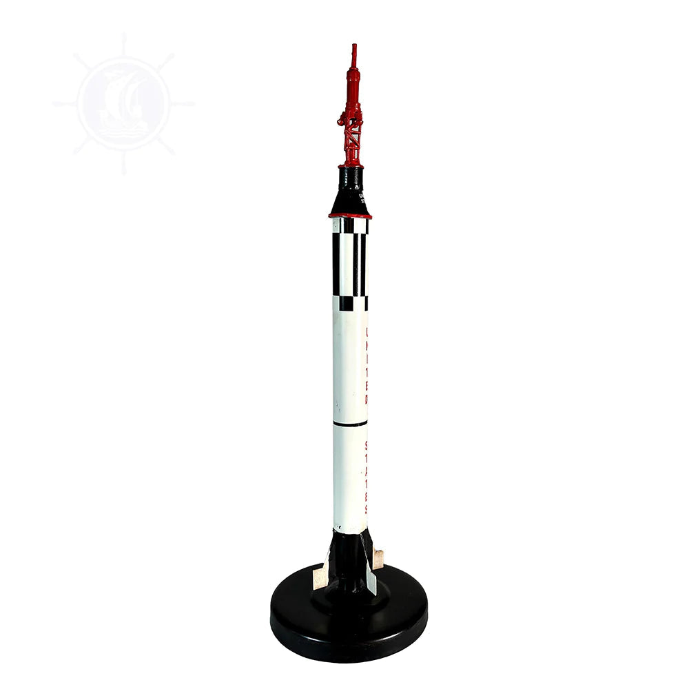 ALDO Creative Arts Collectibles Scale Model NASA Mercury Redstone Launch Rocket for Manned Spacecraft Model