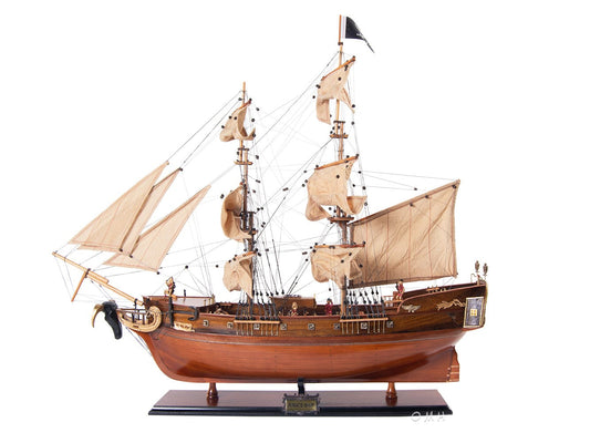 ALDO Creative Arts Collectibles Scale Model Pirate Ship Exclusive Edition Sailboat Wood Model Assembled