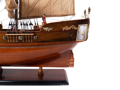 ALDO Creative Arts Collectibles Scale Model Pirate Ship Exclusive Edition Sailboat Wood Model Assembled