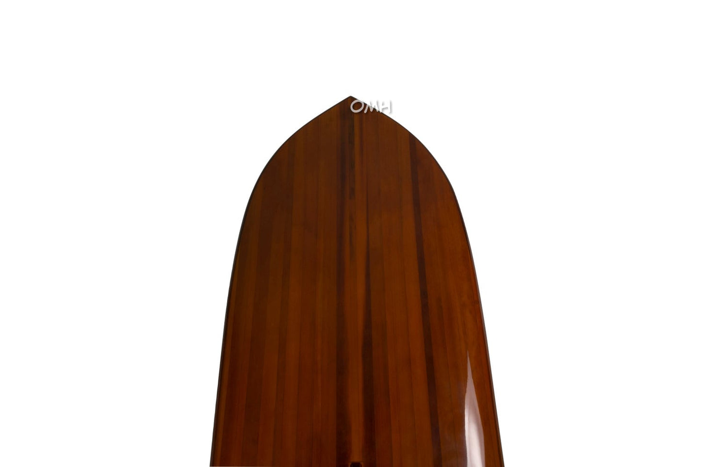 ALDO Creative Arts Collectibles Scale Model Real Fully Functional Paddle Board in Classic Cedarwood Real Wood 11feet with 1 fin