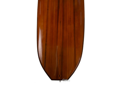 ALDO Creative Arts Collectibles Scale Model Real Fully Functional Paddle Board in Classic Cedarwood Real Wood 11feet with 1 fin