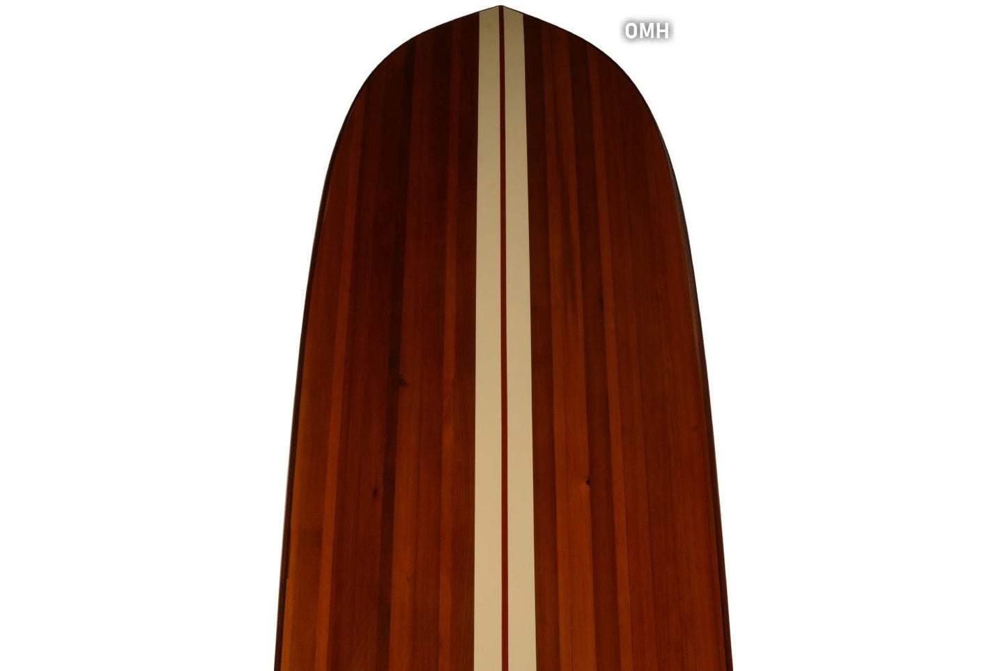 ALDO Creative Arts Collectibles Scale Model Real Fully Functional Paddle Board in Classic Red Cedarwood 11ft with 1 fin