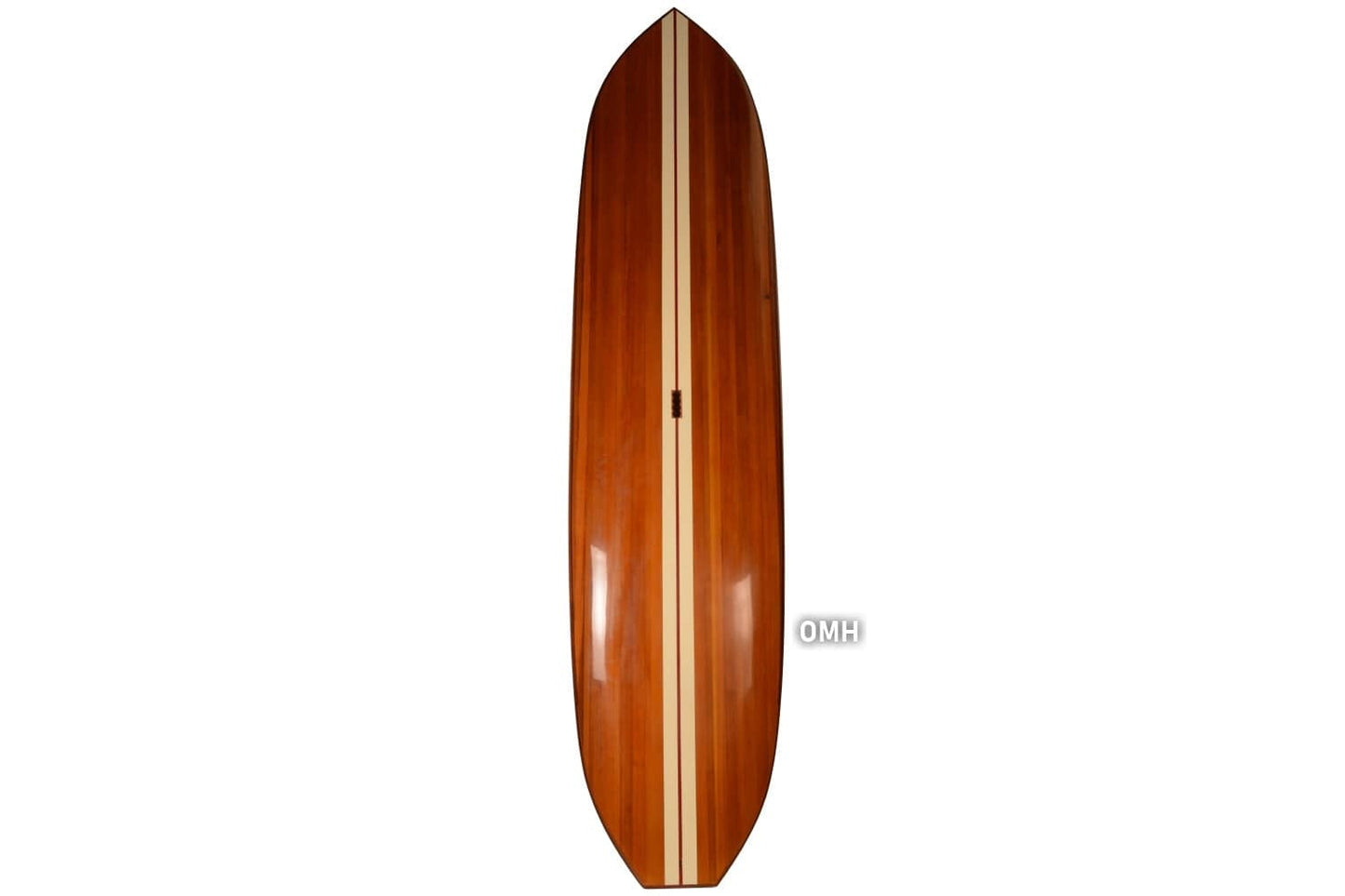 ALDO Creative Arts Collectibles Scale Model Real Fully Functional Paddle Board in Classic Red Cedarwood 11ft with 1 fin
