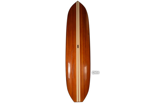 ALDO Creative Arts Collectibles Scale Model Real Fully Functional Paddle Board in Classic Red Cedarwood 11ft with 1 fin