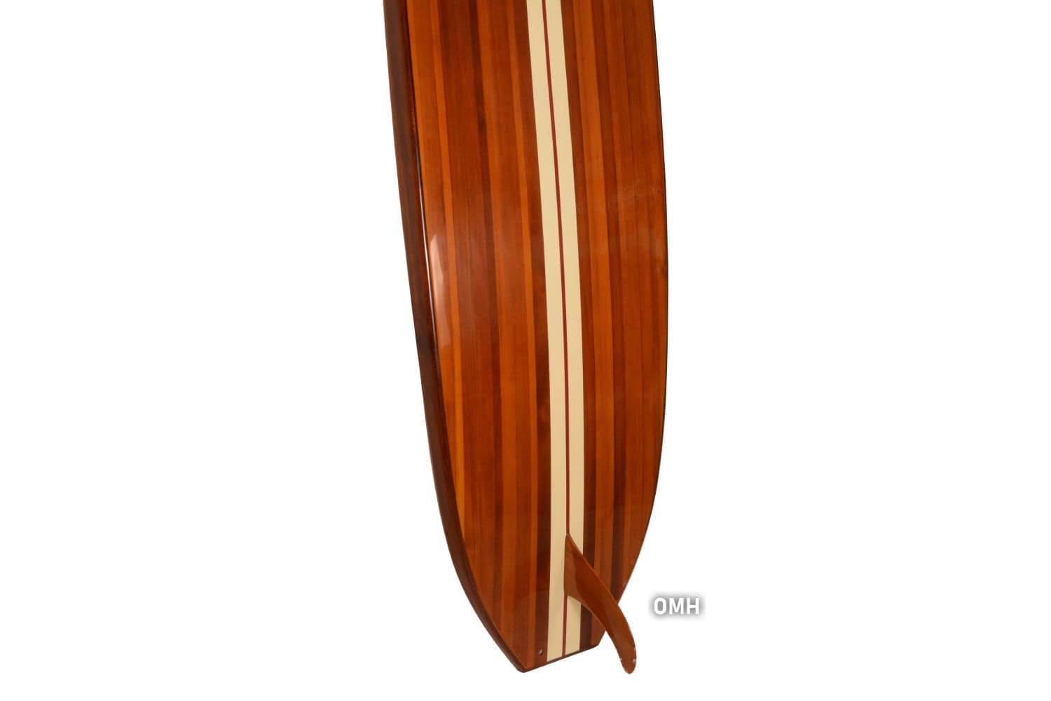 ALDO Creative Arts Collectibles Scale Model Real Fully Functional Paddle Board in Classic Red Cedarwood 11ft with 1 fin