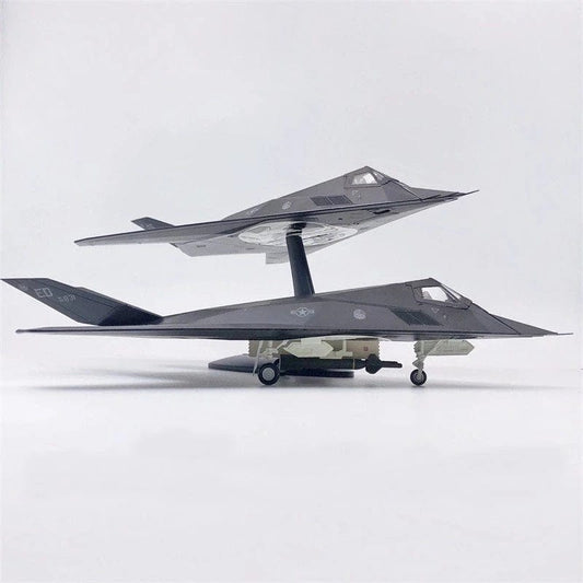 ALDO Creative Arts Collectibles Scale Model United States Airforce Airplane  F117 Nighthawk Stealth Fighter  Diecast Model Aircraft