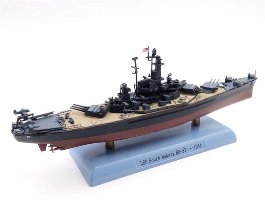 ALDO Creative Arts Collectibles Scale Model US Navy Battleship South Dakota Desk Display WWII Ship Diecast Model