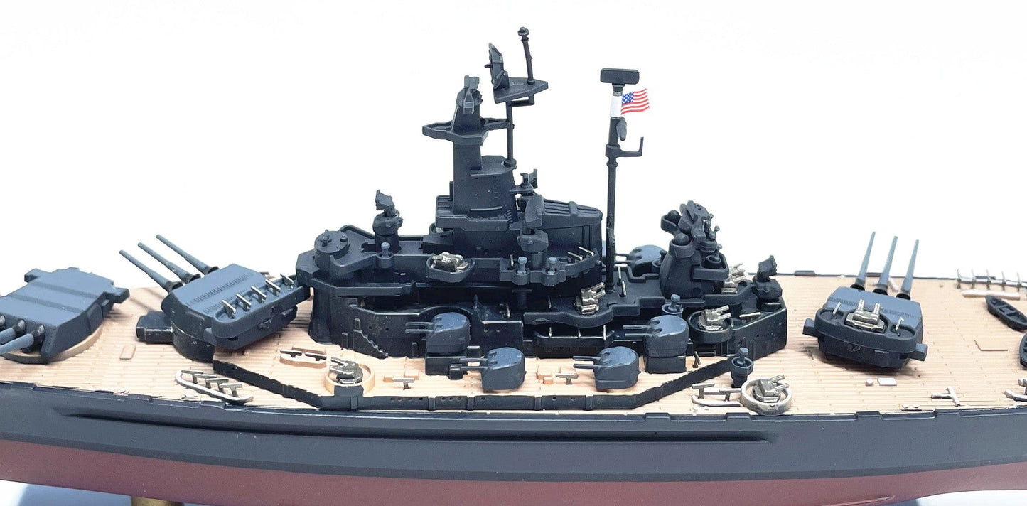 ALDO Creative Arts Collectibles Scale Model US Navy Battleship South Dakota Desk Display WWII Ship Diecast Model