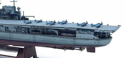 ALDO Creative Arts >Collectibles> Scale Model US Navy CV-5 Yorktown Military Aircraft Carrier Alloy  Model Assembled