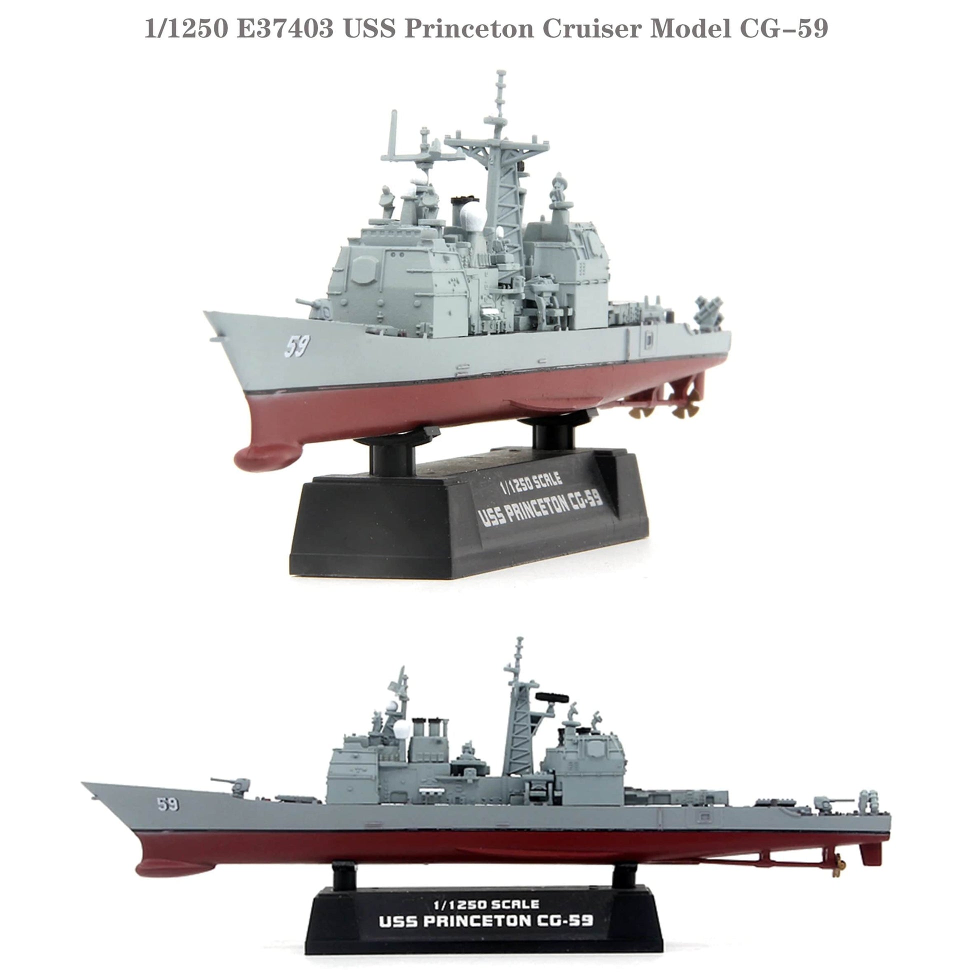 ALDO Creative Arts Collectibles Scale Model US Navy USS Princeton Cruiser CG-59 Desk Display Ship Model
