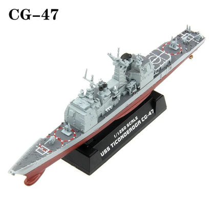 ALDO Creative Arts Collectibles Scale Model US Navy USS Ticonderoga CG-47 Cruiser Desk Display Ship Model