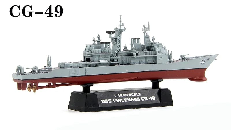 ALDO Creative Arts Collectibles Scale Model US Navy USS Vincent CG-49 Cruiser Desk Display Ship Model