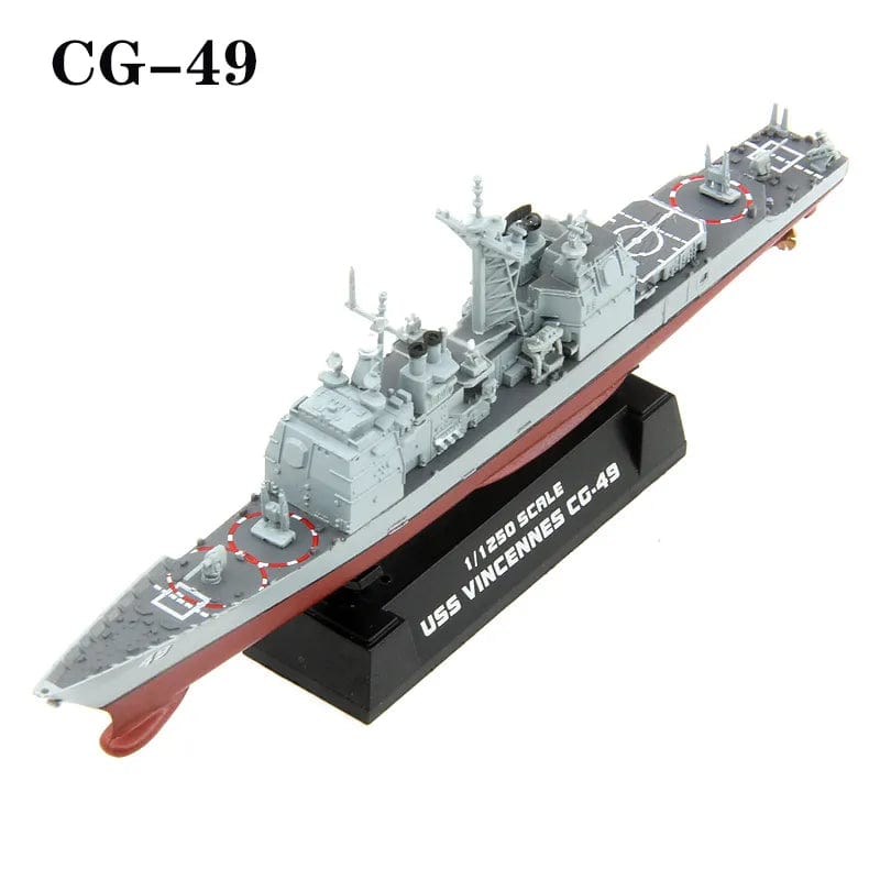 ALDO Creative Arts Collectibles Scale Model US Navy USS Vincent CG-49 Cruiser Desk Display Ship Model