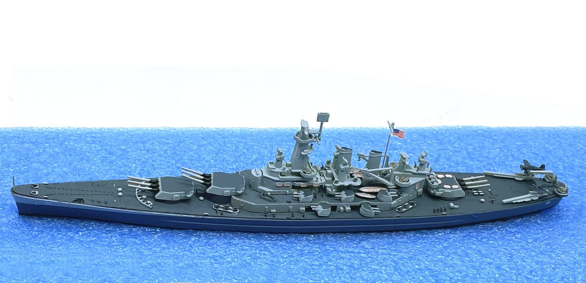 ALDO Creative Arts >Collectibles> Scale Model US Navy USS Washington BB-56 Battleship Desk Display WWII Ship Diecast Model