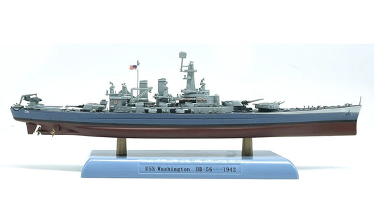 ALDO Creative Arts >Collectibles> Scale Model US Navy USS Washington BB-56 Battleship Desk Display WWII Ship Diecast Model