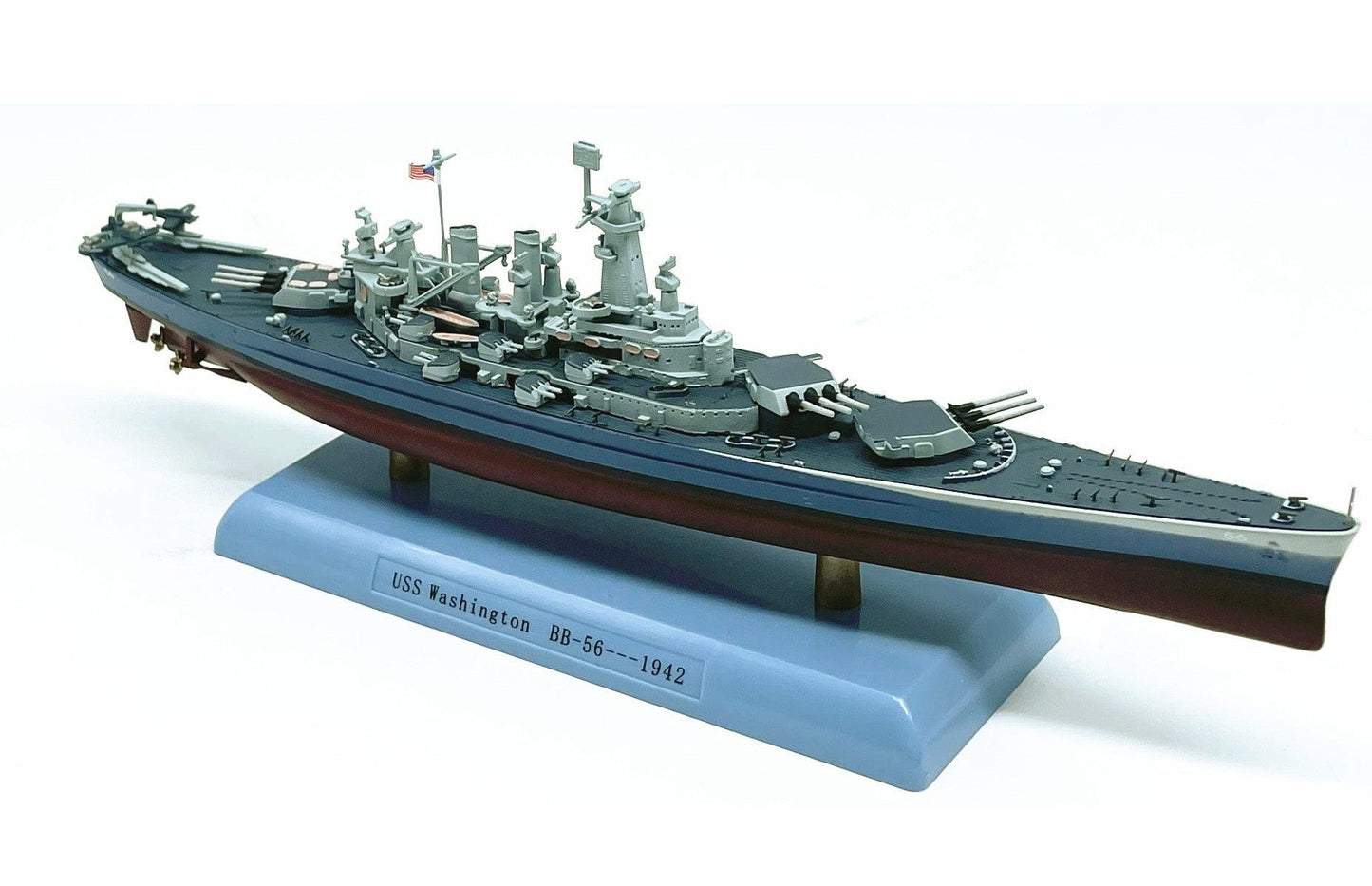 ALDO Creative Arts >Collectibles> Scale Model US Navy USS Washington BB-56 Battleship Desk Display WWII Ship Diecast Model