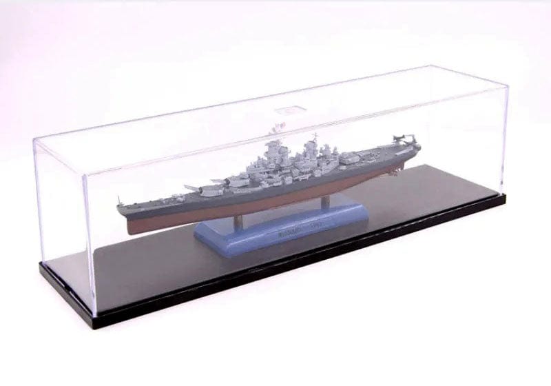 ALDO Creative Arts Collectibles Scale Model USN Battleship Missouri BB-63 Desk Display WWII Ship Diecast Model with Display Assymbly