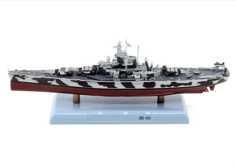 ALDO Creative Arts Collectibles Scale Model USN  Navy USS Alabama Battleship BB60  Warship Alloy Model Assembled