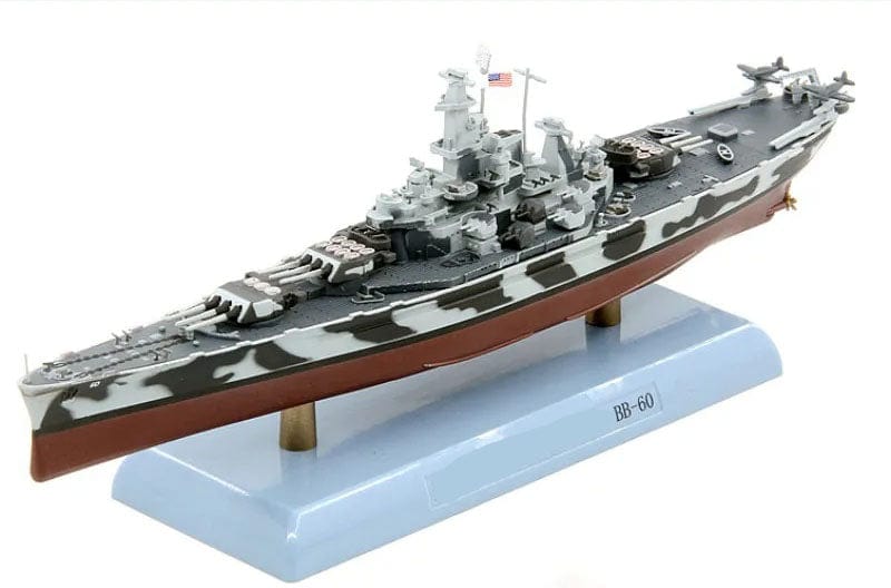 ALDO Creative Arts Collectibles Scale Model USN  Navy USS Alabama Battleship BB60  Warship Alloy Model Assembled