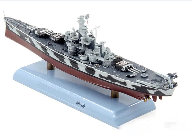 ALDO Creative Arts Collectibles Scale Model USN  Navy USS Alabama Battleship BB60  Warship Alloy Model Assembled