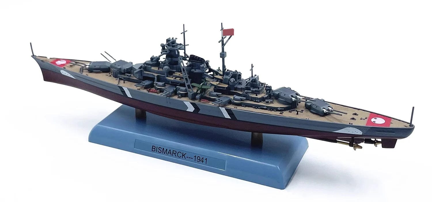 ALDO Creative Arts Collectibles> Scale Model World War II German Flagship Bismarck Military Battleship Alloy  Model Assembled