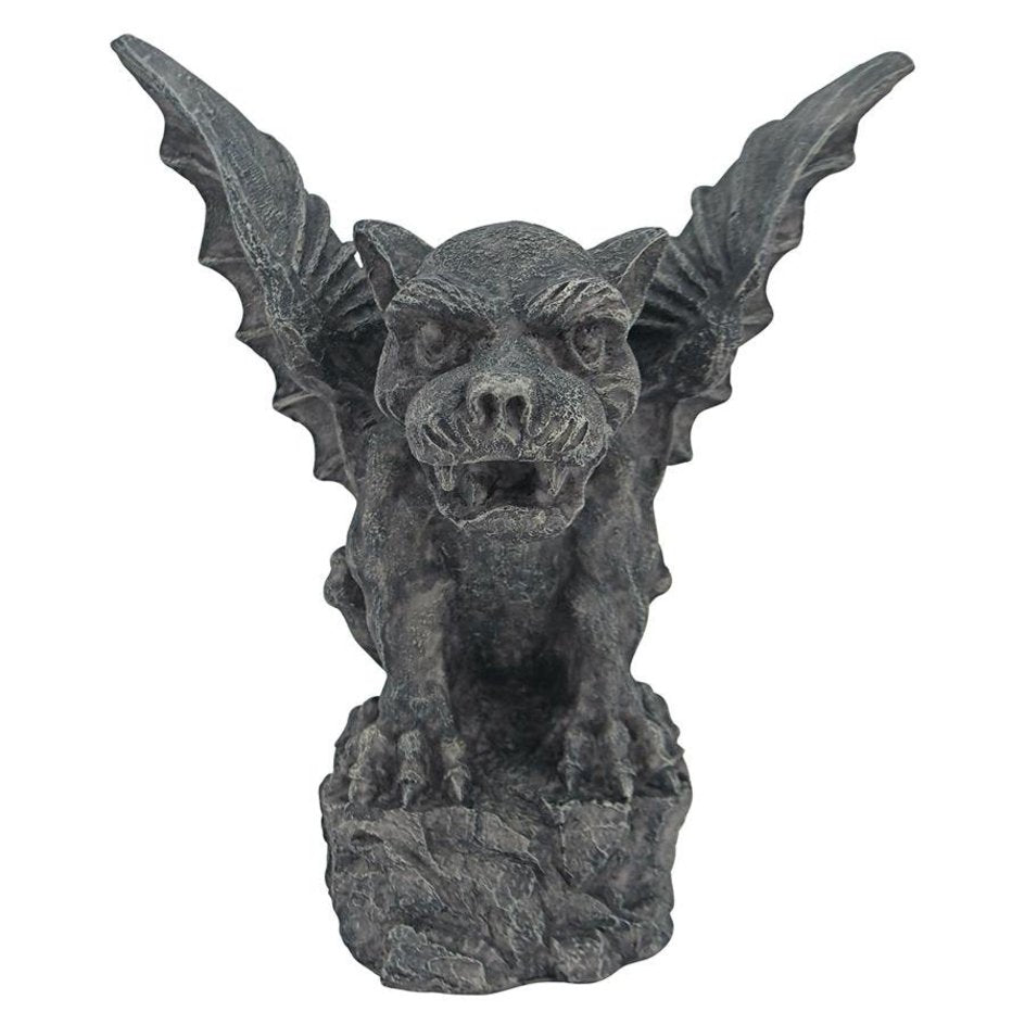 ALDO Decor > Artwork > Sculptures & Statues 11"Wx9"Dx12"H. / NEW / resin Florentine Gargoyle Garden Large Sculpture