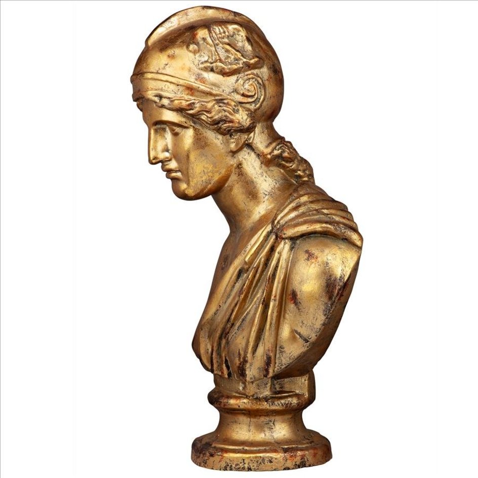 ALDO Décor>Artwork>Sculptures & Statues 19.5″Wx14″Dx31.5″H / NEW / resin Mars Roman God Of War Statue Sculptural Bust