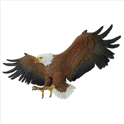 ALDO Décor>Artwork>Sculptures & Statues 44"Wx13"Dx18"H / NEW / Resin Freedom's Pride American Eagle 4 of July Patriotic Large Wall Sculpture Grande