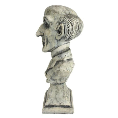 ALDO Décor>Artwork>Sculptures & Statues 5.5"Wx4"Dx11.5"H / NEW / resin Vampire Dracula Halloween  Sculptural Bust