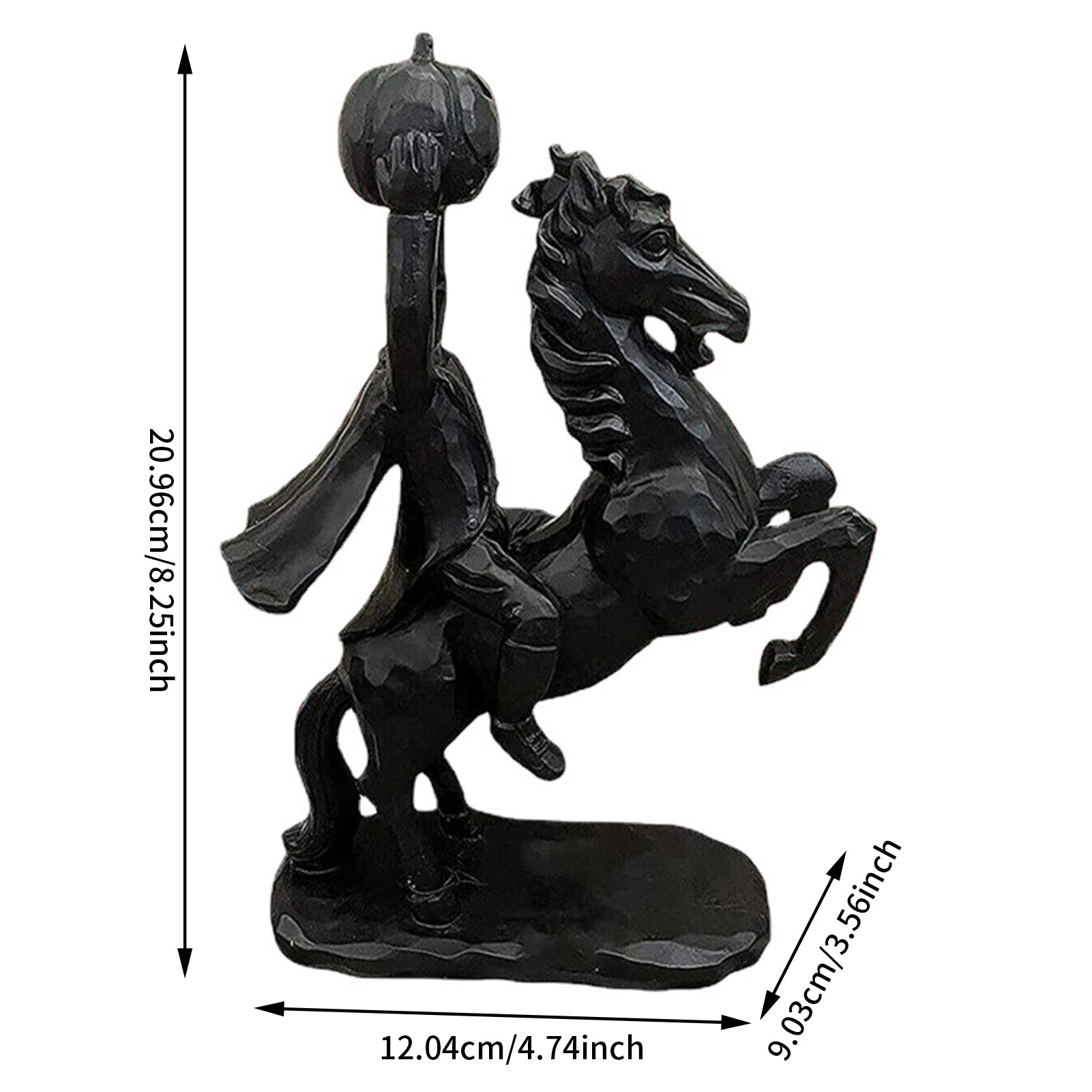 ALDO Décor>Artwork>Sculptures & Statues 8.25×4.74×3.56inch / NEW / resin Headless Horseman Halloween  Statue