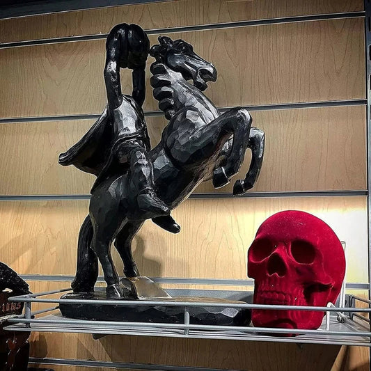 ALDO Décor>Artwork>Sculptures & Statues 8.25×4.74×3.56inch / NEW / resin Headless Horseman Halloween  Statue