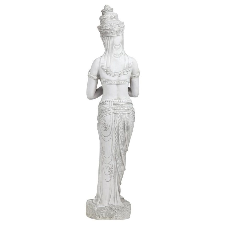 ALDO Décor>Artwork>Sculptures & Statues 8.5"Wx6"Dx35"H / NEW / resin Thai Teppanom Beautiful Being  Medium  Asian  Buddhist Zen Garden Statue