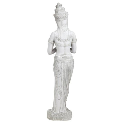 ALDO Décor>Artwork>Sculptures & Statues 8.5"Wx6"Dx35"H / NEW / resin Thai Teppanom Beautiful Being  Medium  Asian  Buddhist Zen Garden Statue