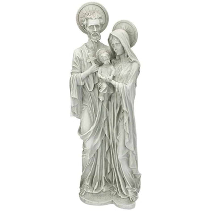 ALDO Décor>Artwork>Sculptures & Statues 8"Wx6"Dx21.5"H / NEW / Resin The Holy Family Saints Mary Jesus and Joseph Large Garden Statue By artist Carlo Bronti