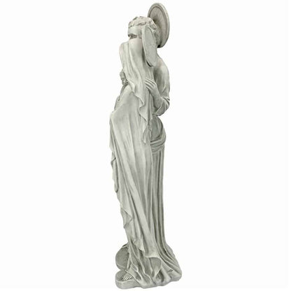 ALDO Décor>Artwork>Sculptures & Statues 8"Wx6"Dx21.5"H / NEW / Resin The Holy Family Saints Mary Jesus and Joseph Large Garden Statue By artist Carlo Bronti