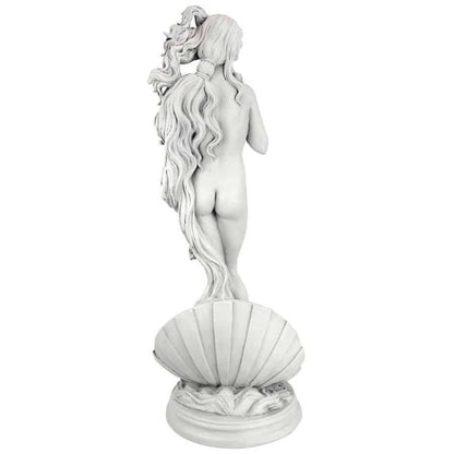 ALDO Décor>Artwork>Sculptures & Statues 9.5"Wx8.5"Dx25"H / NEW / resin Birth of Venus Mythological Goddess of love Garden Poolside Statue By Artist Sandro Botticelli