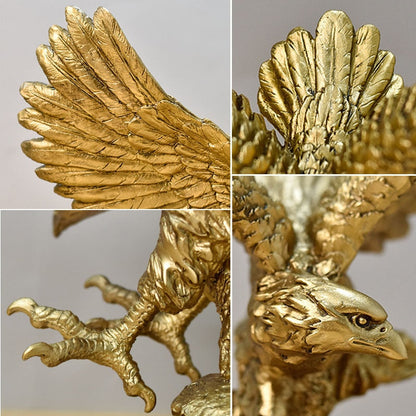 ALDO Décor>Artwork>Sculptures & Statues American Golden Eagle Large Patriotic Desktop Sculpture  Statue